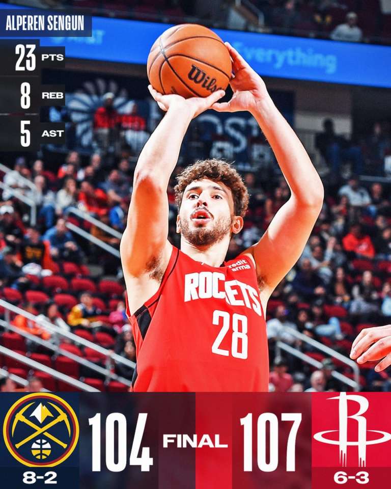 VanVleet E Sengun Guidano I Rockets Alla Sesta W Consecutiva, Nuggets Ko