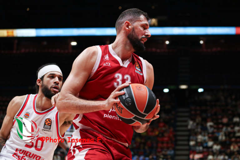 Olimpia Milano, doppio infortunio: si fermano Mirotic e Lo