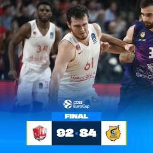 Bourg batte Gran Canaria dopo un OT: per gli spagnoli terzo ko in fila, francesi primi in classifica