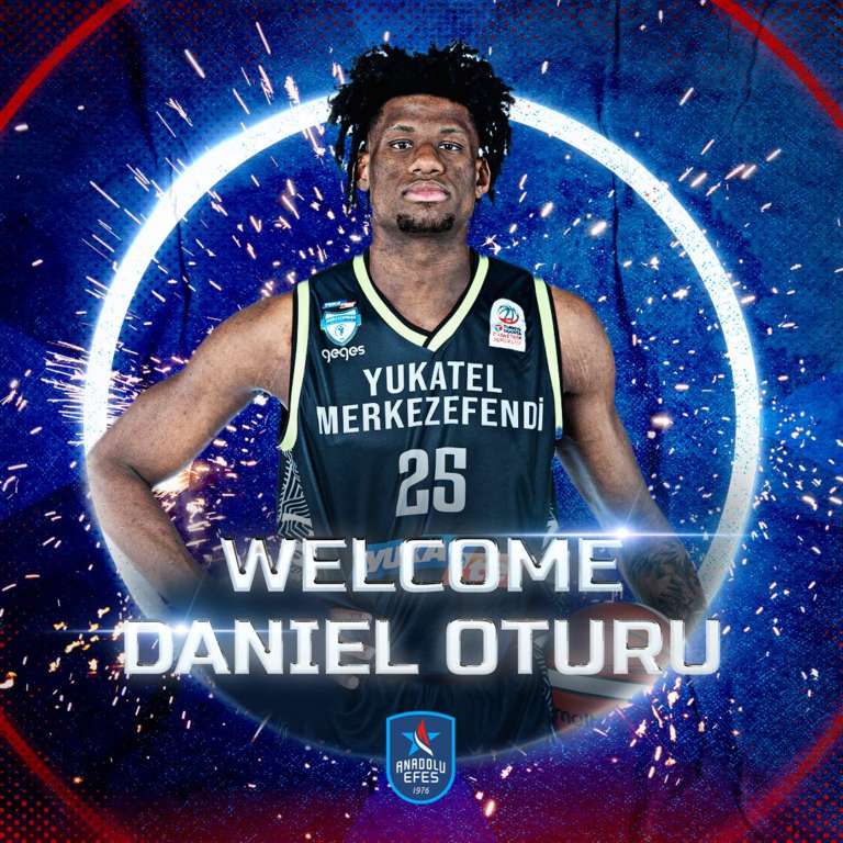 Anadolu Efes welcomes Daniel Oturu on loan
