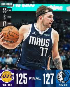 Doncic e Hardaway guidano i Mavericks alla vittoria sui Lakers