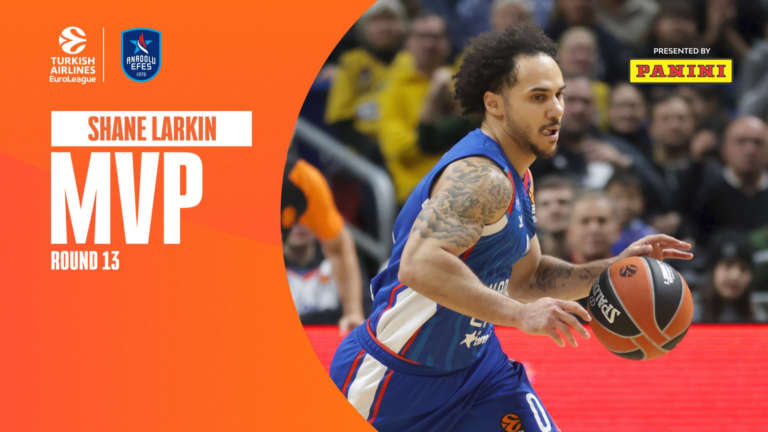 EuroLeague Regular Season – Round 13 MVP: Shane Larkin, Anadolu Efes Istanbul