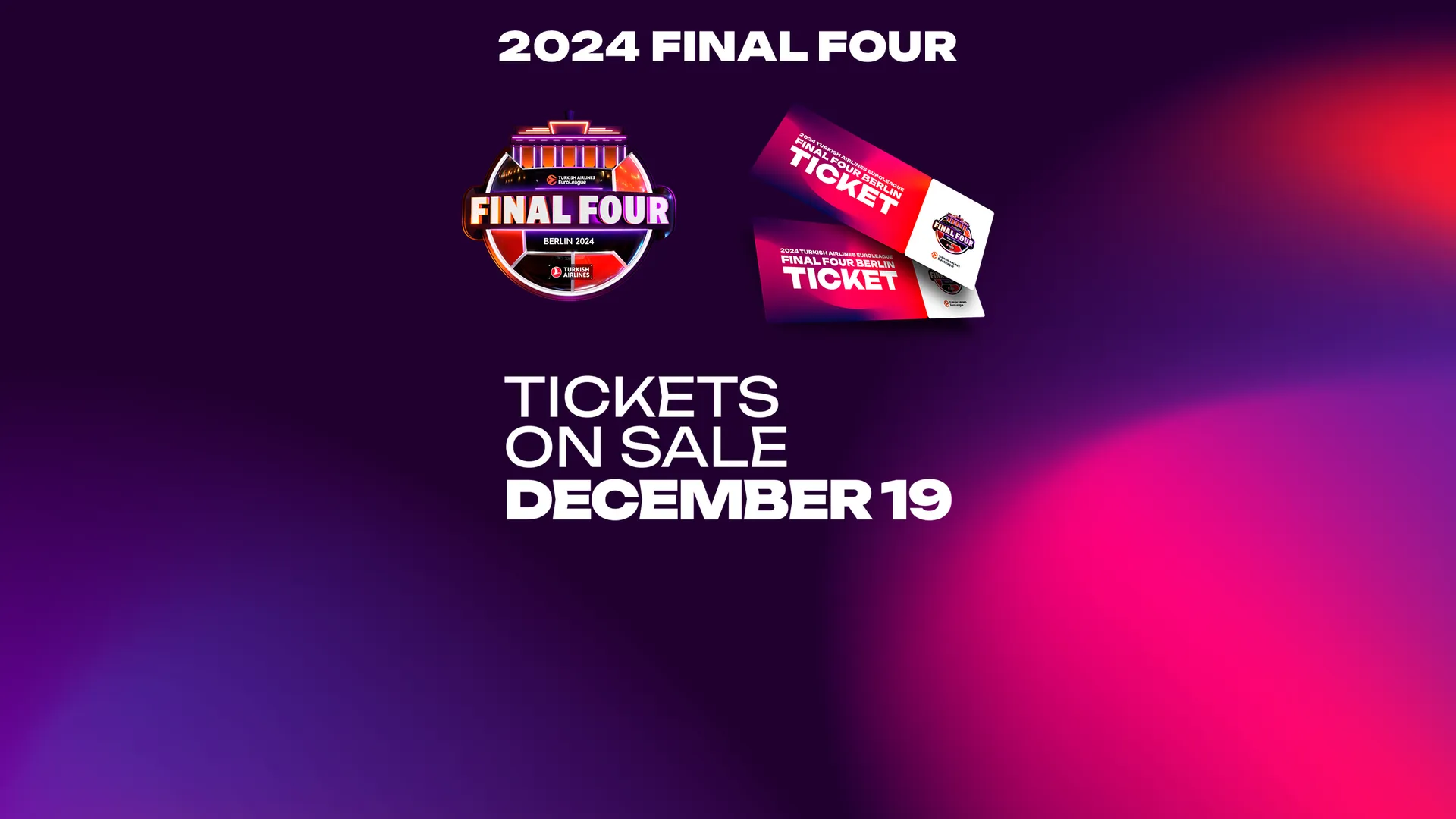 EuroLeague Final Four tickets go on sale on December 19 Sportando