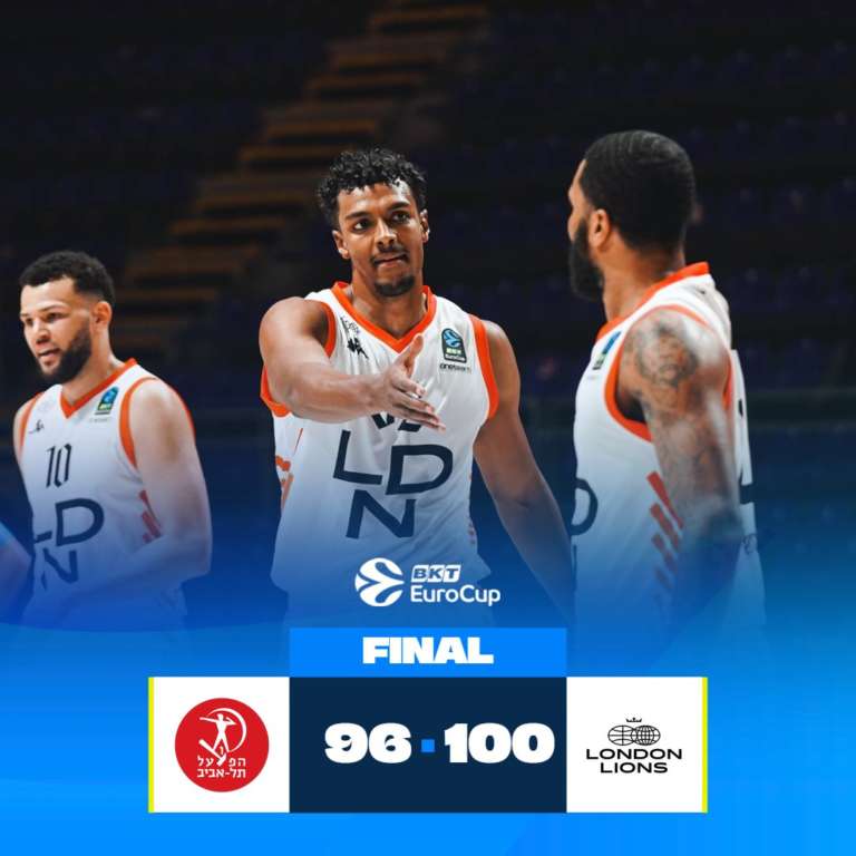 A Belgrado, l’Hapoel Tel Aviv non completa la rimonta e alla fine vincono i London Lions