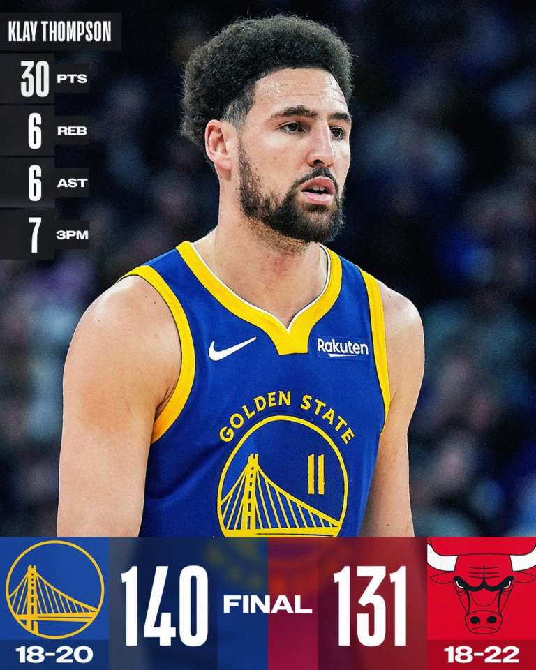Golden State la ribalta nel secondo tempo e vince a Chicago