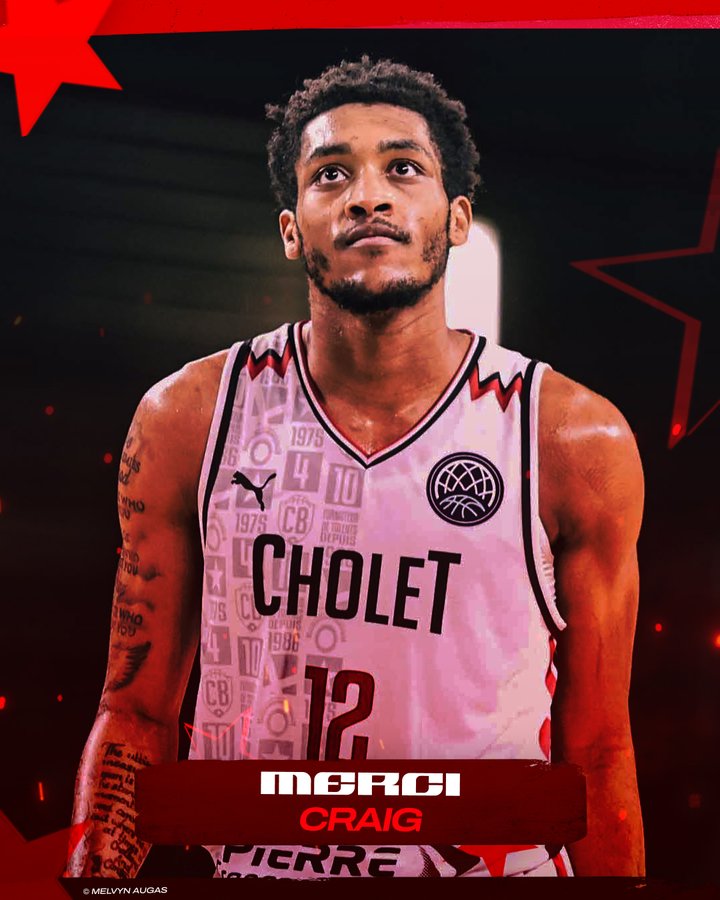 Craig Randall II, Cholet Basket part ways Sportando