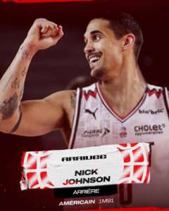 Cholet Basket, firmato Nick  Johnson