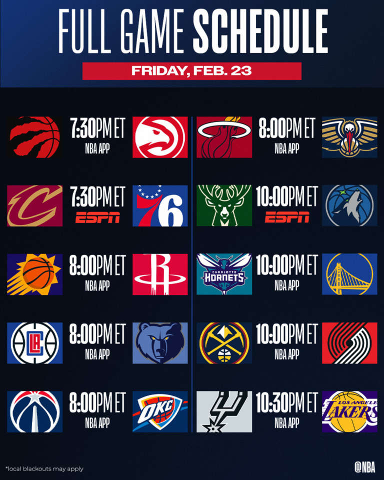 NBA live, 10 partite nella notte