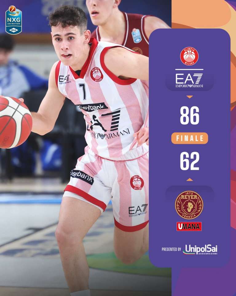 IBSA Next Gen Cup 2024: L'Olimpia Milano Domina Contro La Reyer Venezia ...