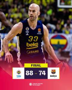 Il Fenerbahce la vince due volte, il Barcellona risale da -25 ma cede nel finale