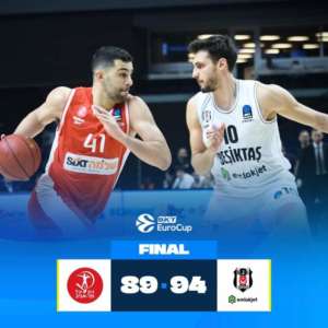 L’Hapoel scappa via anche sul +21 e poi crolla sotto i colpi del Besiktas: turchi in semifinale