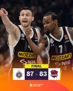 EuroLeague: il Partizan conquista una vittoria cruciale contro il Baskonia nella corsa ai play-in
