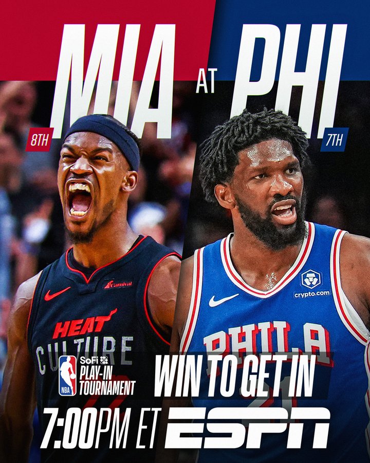 NBA Play-In, questa notte 76ers-Heat e Bulls-Hawks