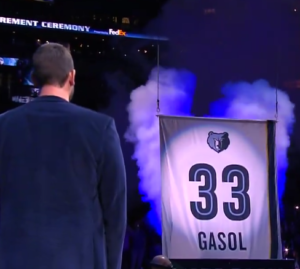Grizzlies retire Marc Gasol’s No. 33: ‘I cared too much about playing the right way and winning’