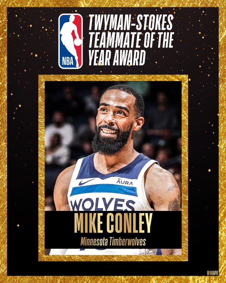 NBA Awards, Mike Conley vince il Teammate of the Year