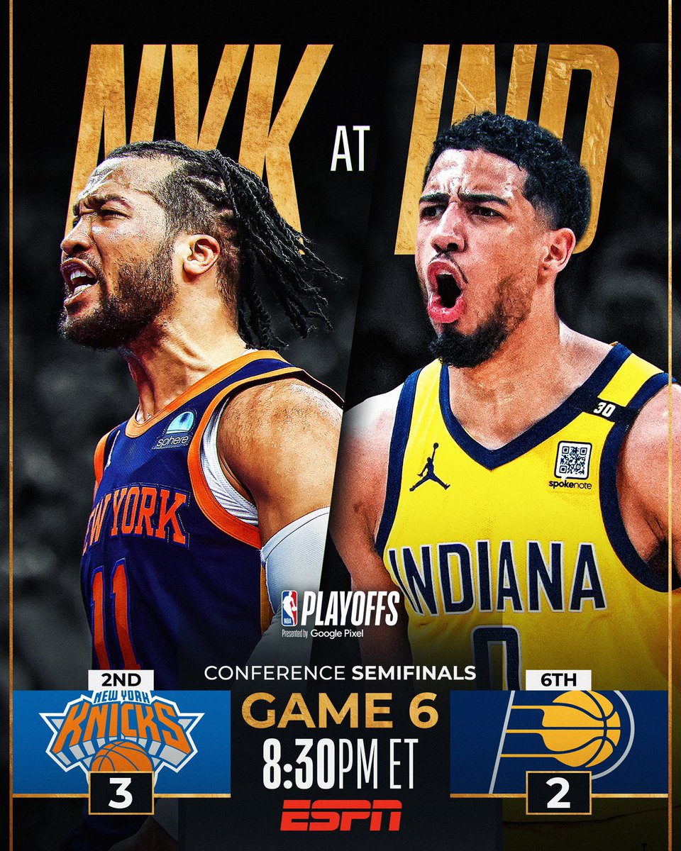NBA Live | Alle 2.30 gara-6 Knicks-Pacers