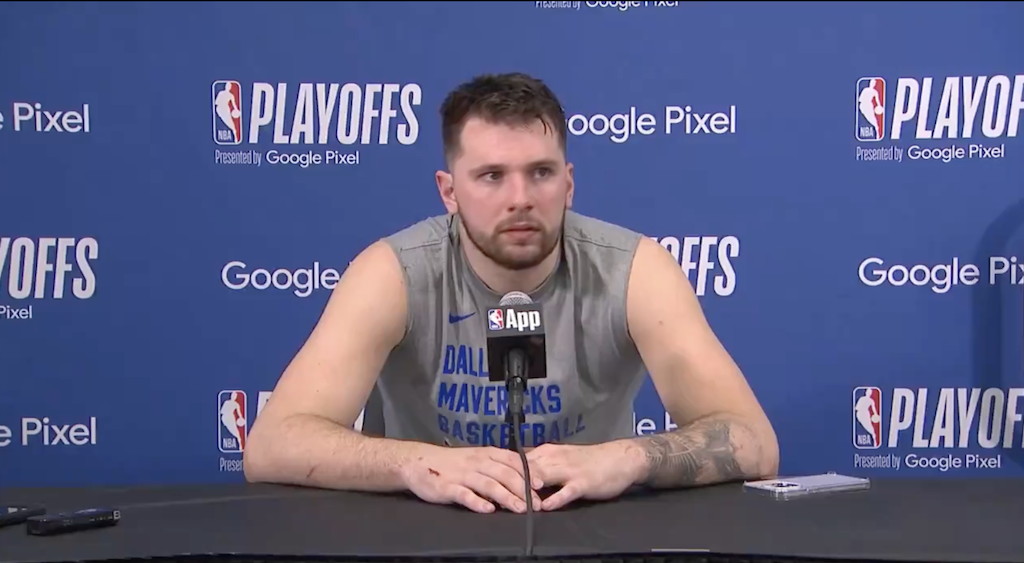 Doncic’s reaction is hilarious