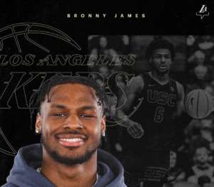 La scelta più scontata è servita: i Los Angeles Lakers selezionano Bronny James