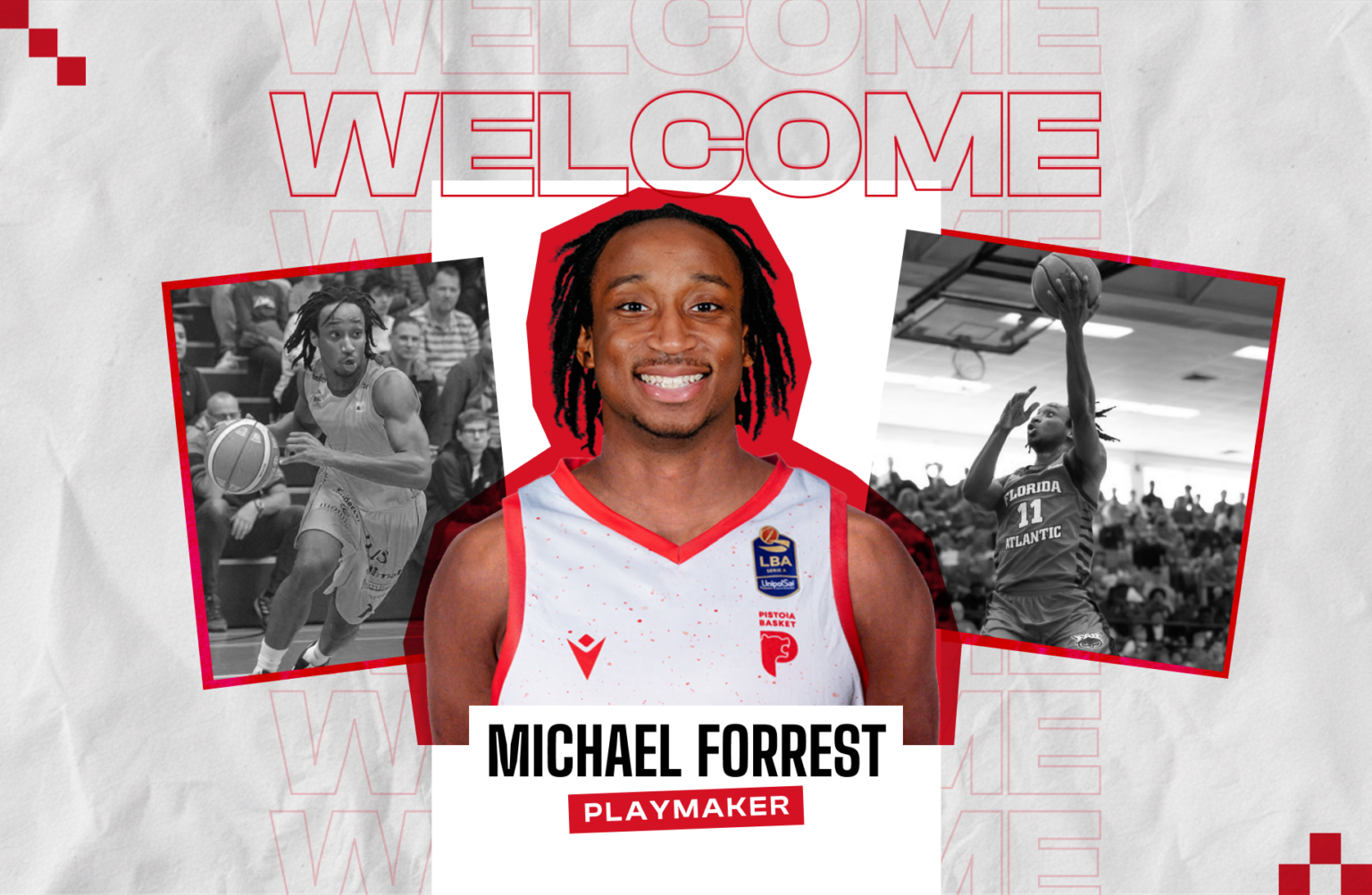 Estra Pistoia Basket 2000 signing Michael Forrest