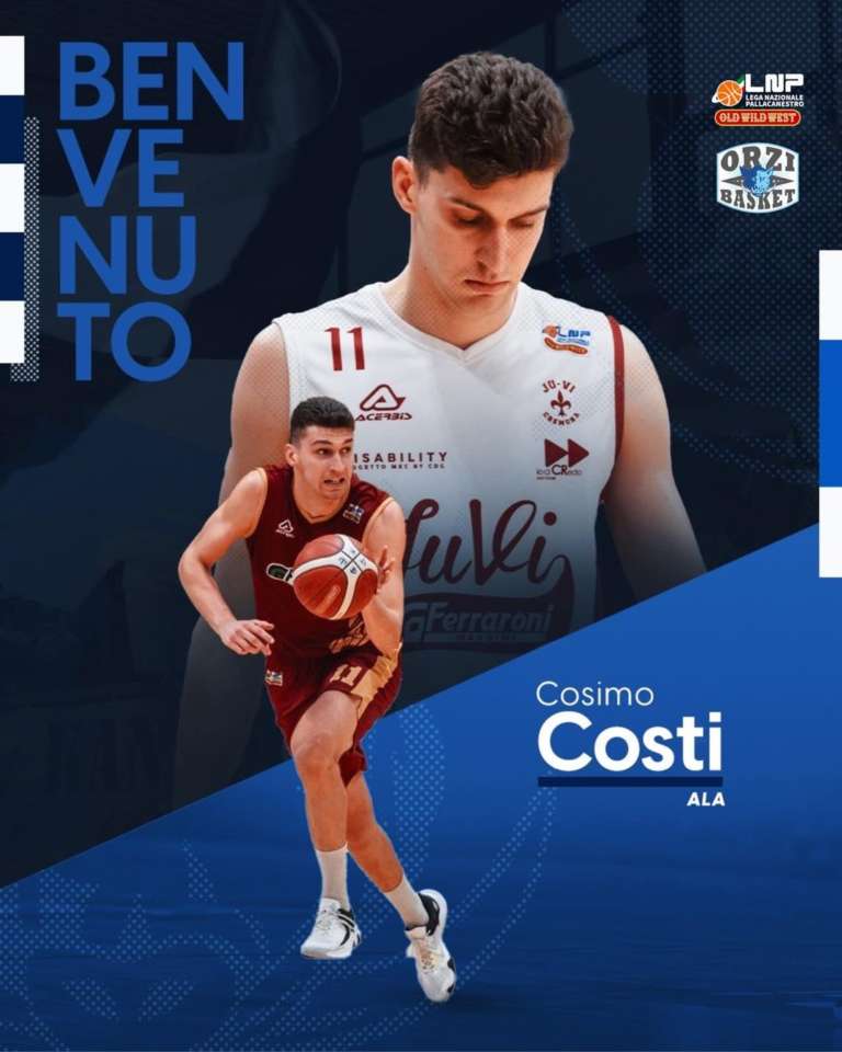OrziBasket firma Cosimo Costi