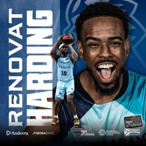 MoraBanc Andorra  keeps Jerrick Harding