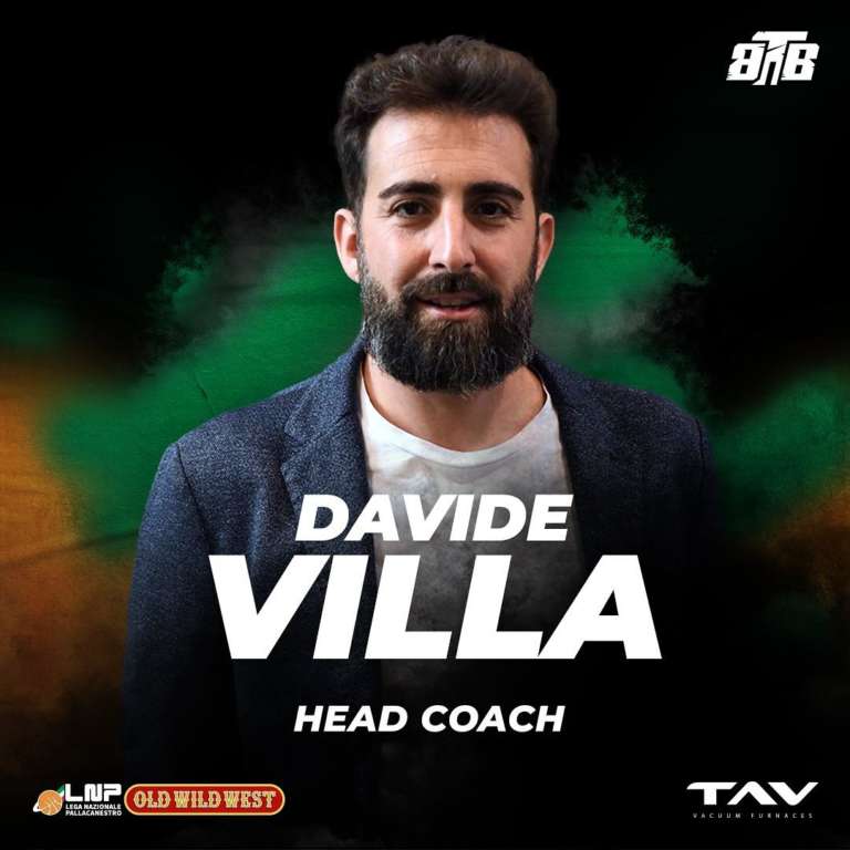 Davide Villa alla guida di Treviglio Brianza Basket