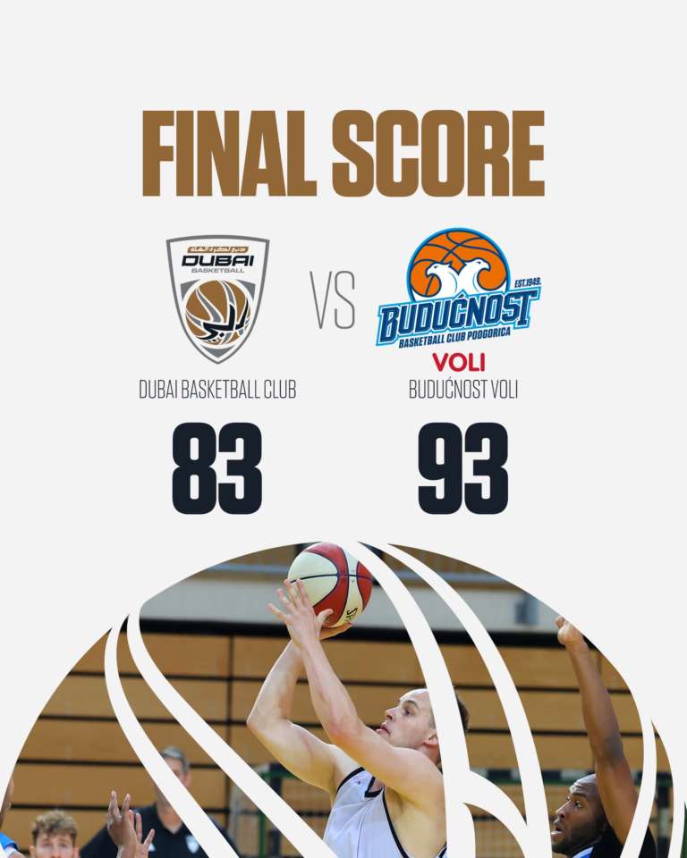 Dubai Basketball is defeated by Buducnost in friendly match
