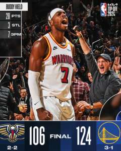 Warriors grandi nell’emergenza, Pelicans battuti