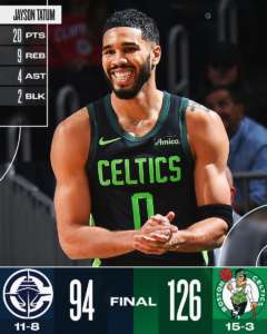 Riecco Porzingis: le triple dei Celtics piegano i Clippers