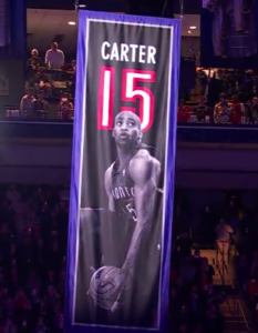 Toronto Raptors retire Vince Carter’s No. 15 jersey: “He taught us to fly”
