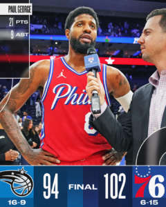 Vincono i Philadelphia 76ers: agli Orlando Magic non basta un grande Franz Wagner