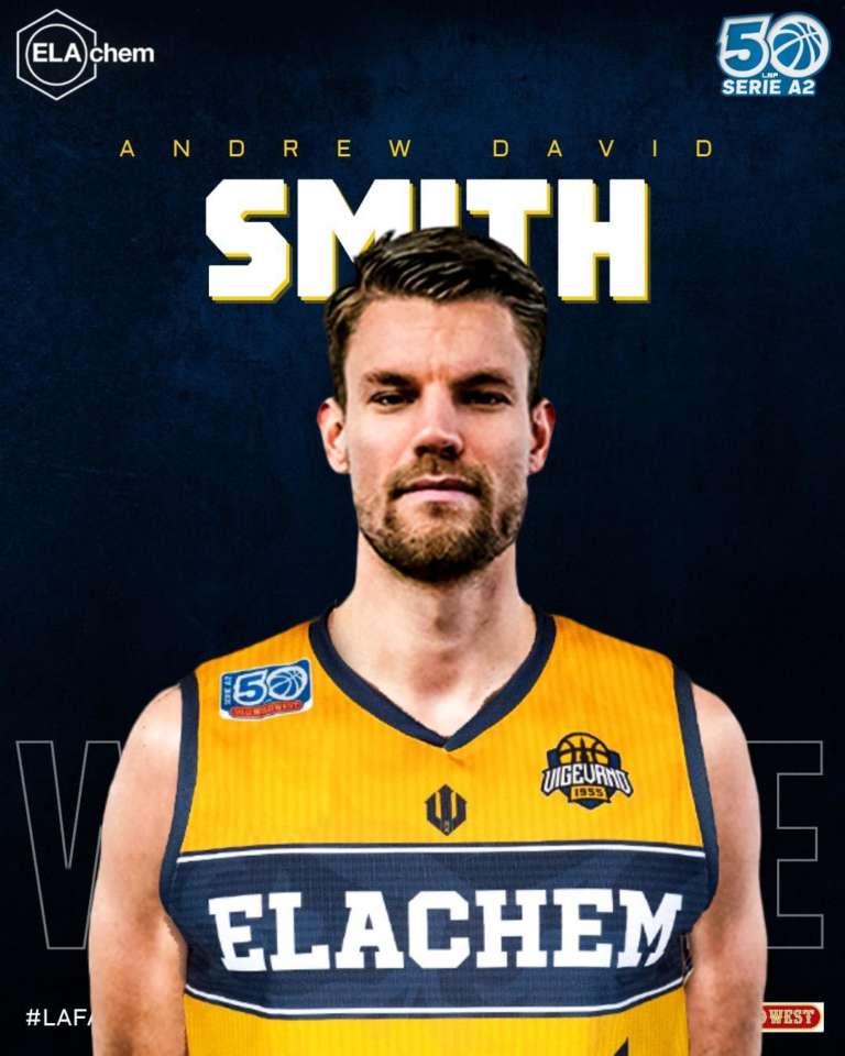 Nuova Pallacanestro Vigevano 1955, firmato Andrew Smith