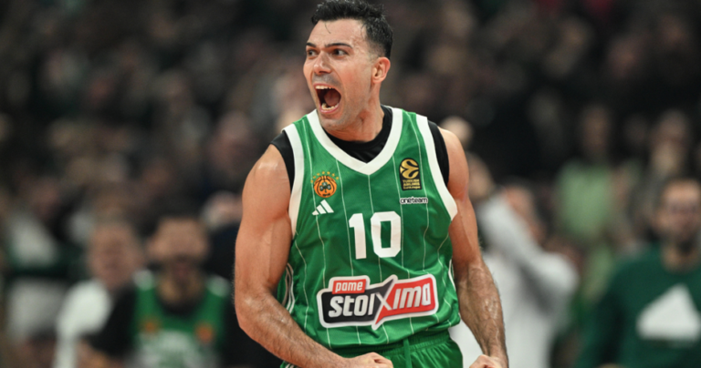 Panathinaikos: Kostas Sloukas raggiunge e supera 4000 punti in EuroLeague