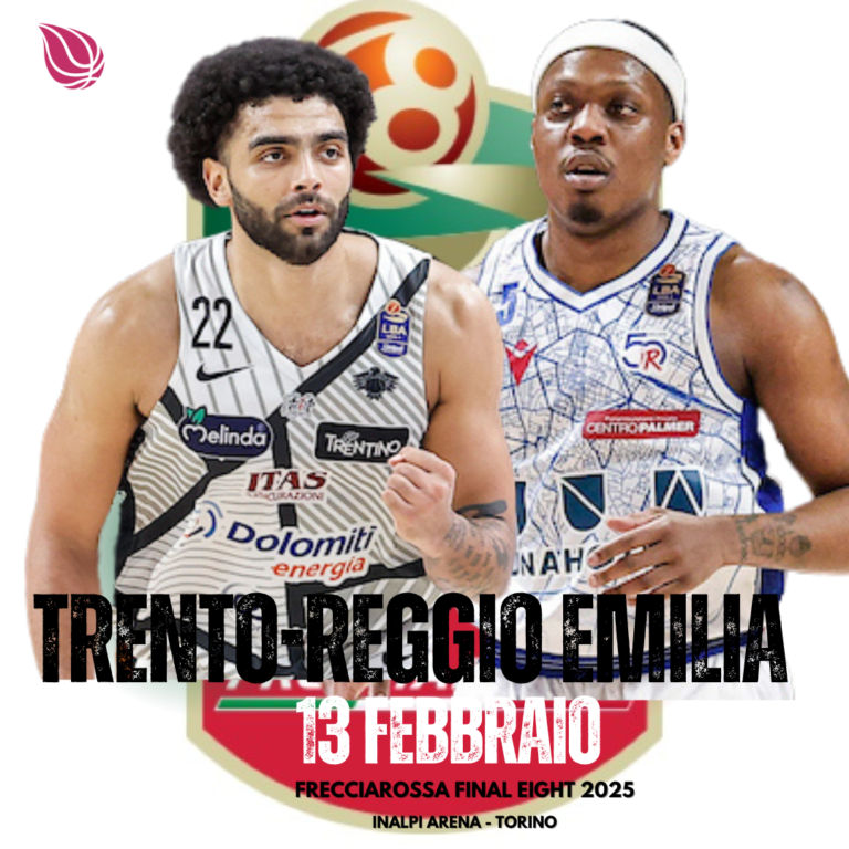 Frecciarossa Final Eight 2025 | Aquila Trento-Pallacanestro Reggiana, la preview di Sportando