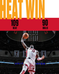 Miami domina a Chicago con 38 punti di Herro: Heat ad Atlanta per l’ottavo posto
