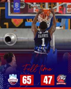 Secondo tempo senza storia, Rieti supera Milano 65-47 in gara uno