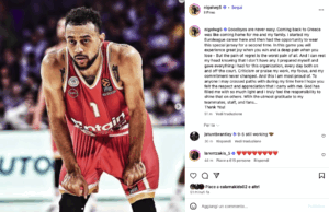 Nigel Williams-Goss announces his departure from Olympiacos