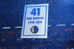Dirk Nowitzki’s Mavericks Jersey Retirement #41Forever