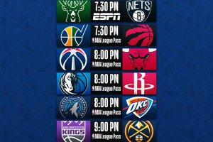 NBA Live | Nove partite in programma, spicca Brooklyn-Milwaukee