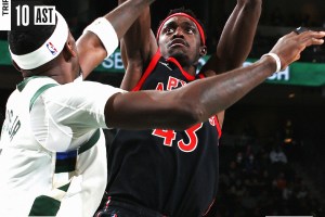 Tripla doppia di Siakam, Toronto rimonta da -15 e passa a Milwaukee