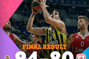 Melih! Fenerbahce defeats Olympiacos at Ulker Sports Arena