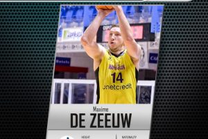 Happy Casa Brindisi officially signs Maxime De Zeeuw