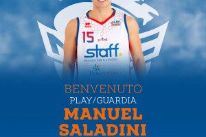 Manuel Saladini è un nuovo giocatore della Kienergia Rieti per la stagione 21/22