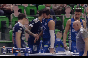Happy Casa Brindisi, timori per Alessandro Gentile. Ma il giocatore torna in campo