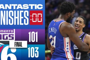 Final 1:30 Wild ending 76ers vs Kings