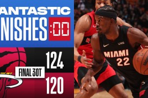 Final 1:20 Wild 3OT ENDING Heat vs Raptors