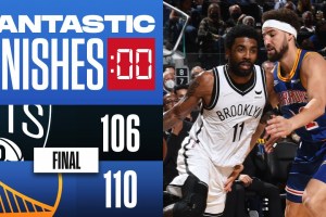 Final 0:58 WILD ENDING Warriors vs Nets