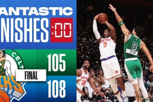 Final 18.8 wild ending Celtics vs Knicks thriller in MSG