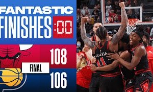 Il minuto e 38 secondi finale di Bulls-Pacers: che spettacolo!