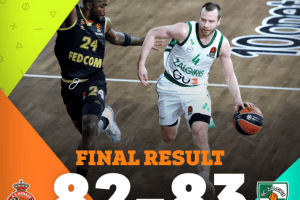 Prima vittoria esterna dello Zalgiris, che passa a Monaco con il sigillo di Lekavicius